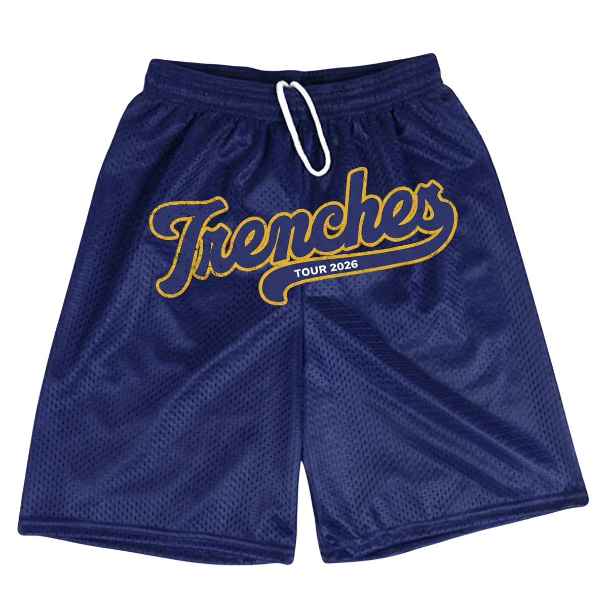 "Trenches" Mesh Shorts front