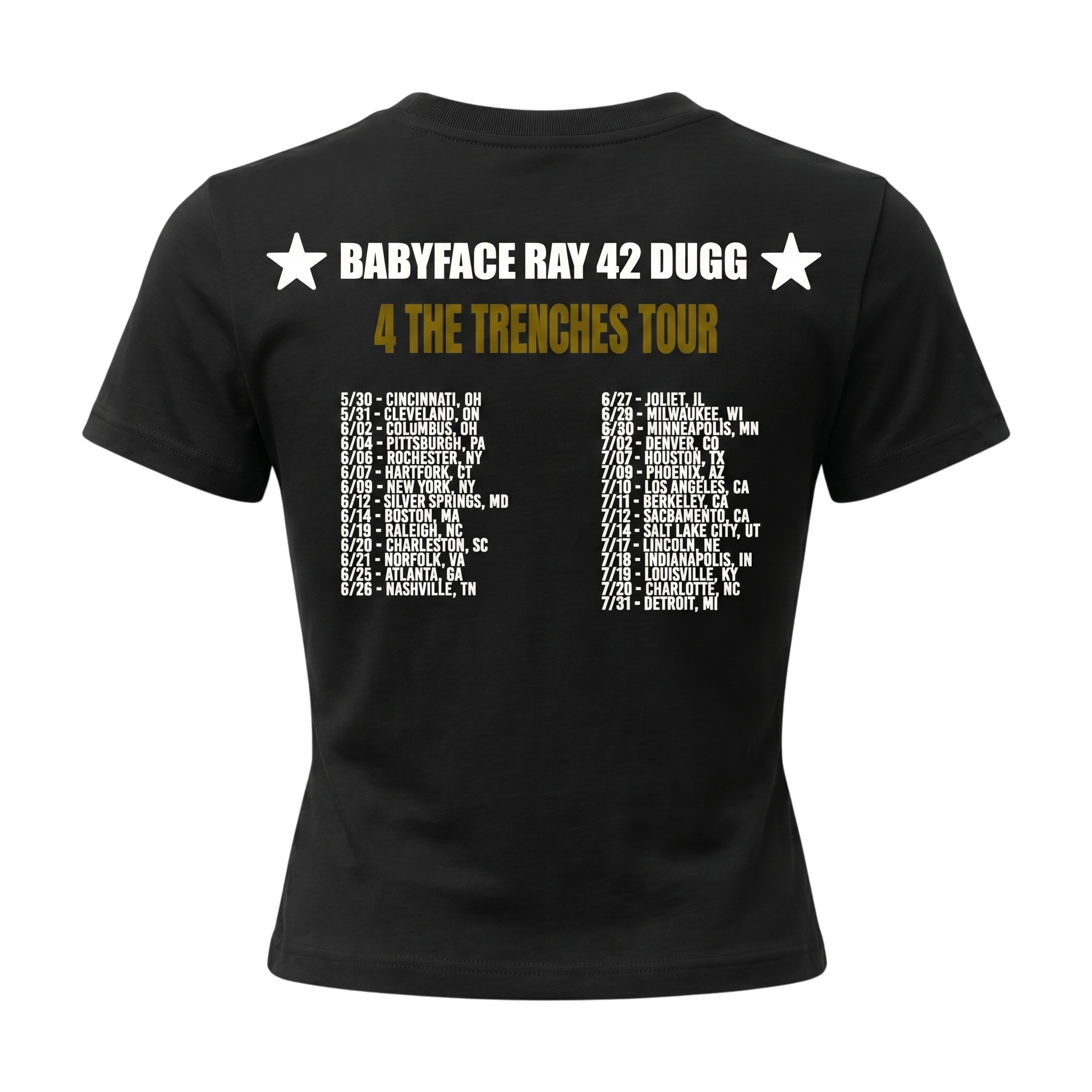 Women's Baby Tee (black) image